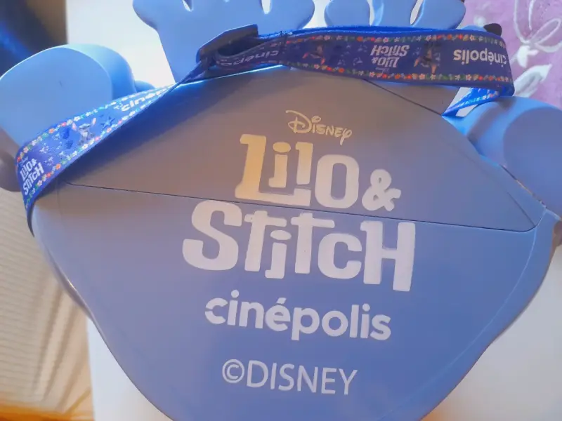 Balde de palomitas Stitch Disney Cinépolis - 4