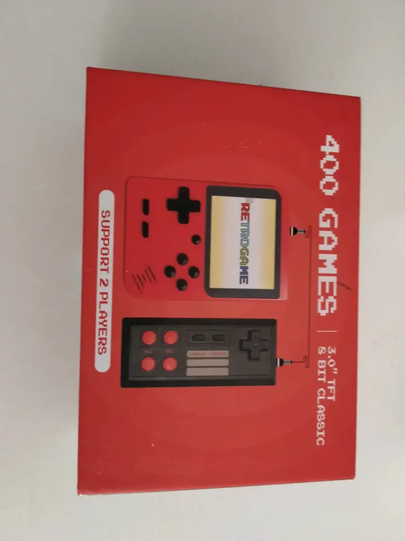 Consola Retro Portátil 400 Juegos 8 Bit - 1