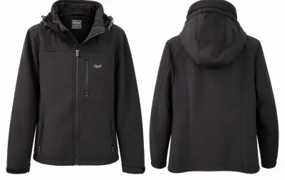 Chaqueta Softshell Negra Lippi para Mujer - miniatura 3