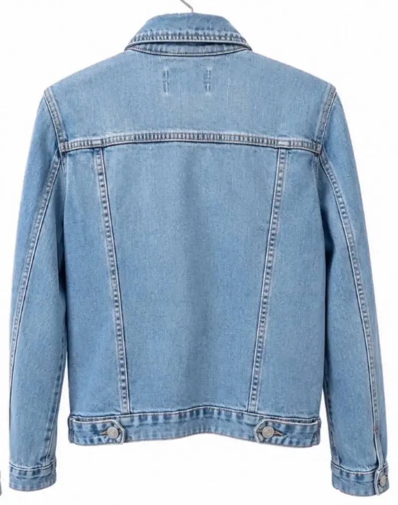 Chaqueta de mezclilla azul claro Opposite Denim - 2