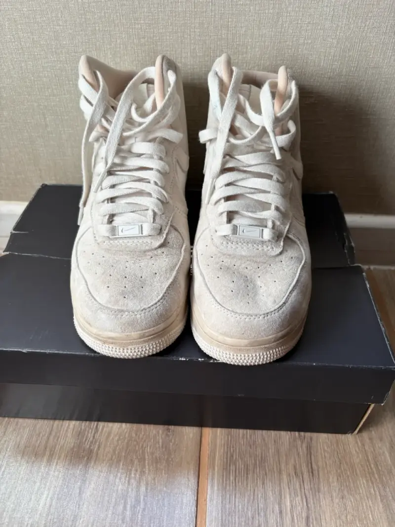 Zapatillas deportivas altas Nike Air Force 1 beige - 2