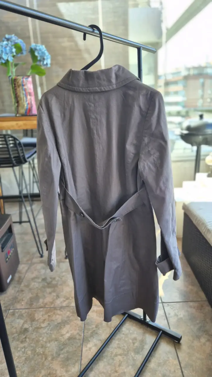 Abrigo gris para mujer H&M en buen estado - 2