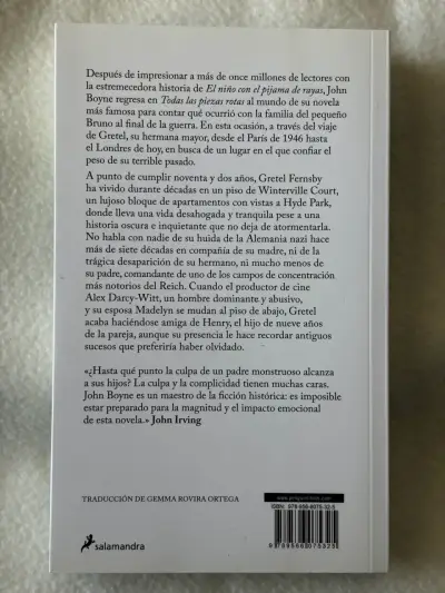 Libro 'Todas las piezas rotas' de John Boyne - miniatura 2