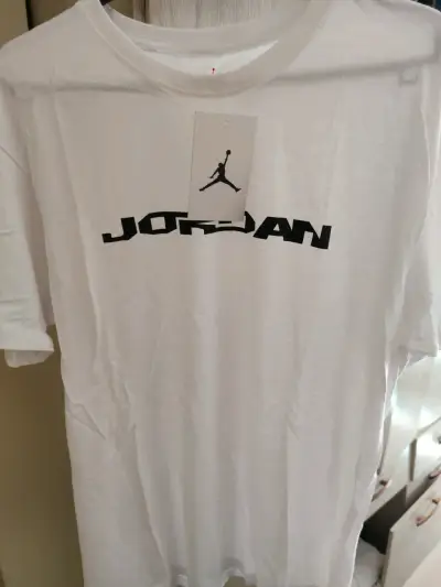 Polera Jordan para hombre en blanco y gris - miniatura 1