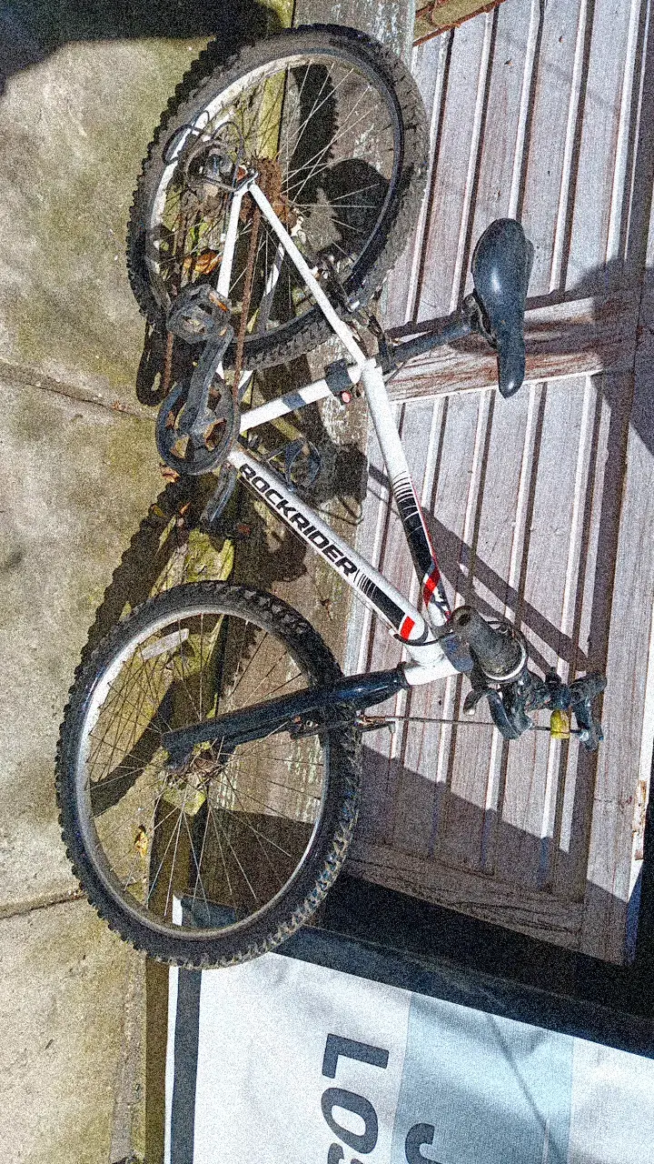 Bicicleta Rockrider de montaña usada