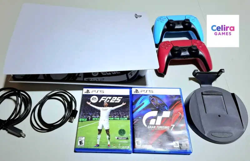 Consola PS5 con dos controles y juegos incluidos - 1