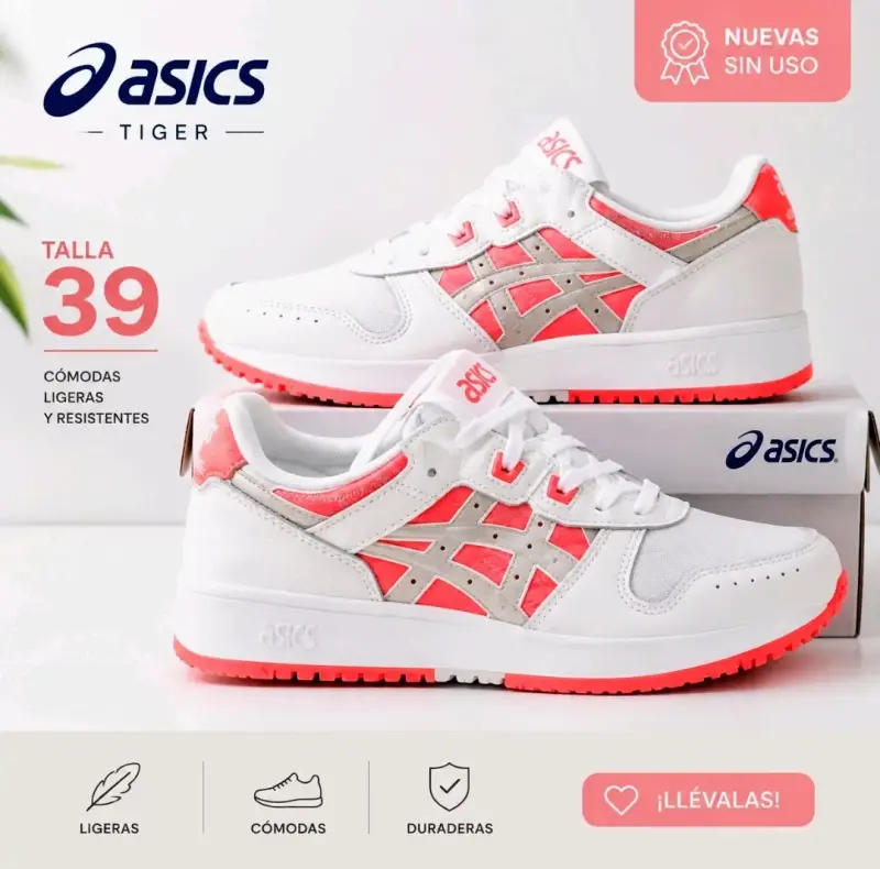 Zapatillas Asics Tiger Nuevas Talla 39