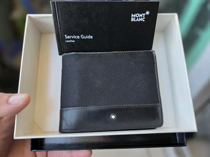 Billetera de cuero Montblanc My Nightflight 8cc - 1
