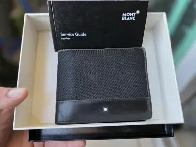 Billetera de cuero Montblanc My Nightflight 8cc - miniatura 1