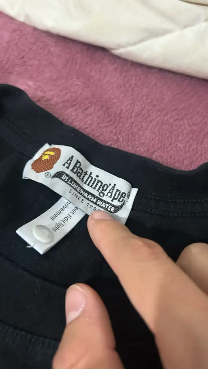 Polera negra Bape - 3