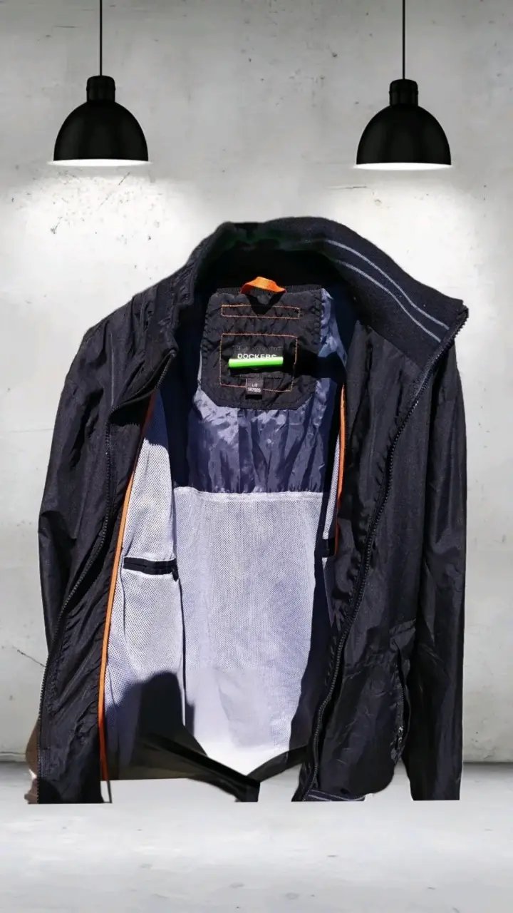 Chaqueta negra Dockers para hombre - 1
