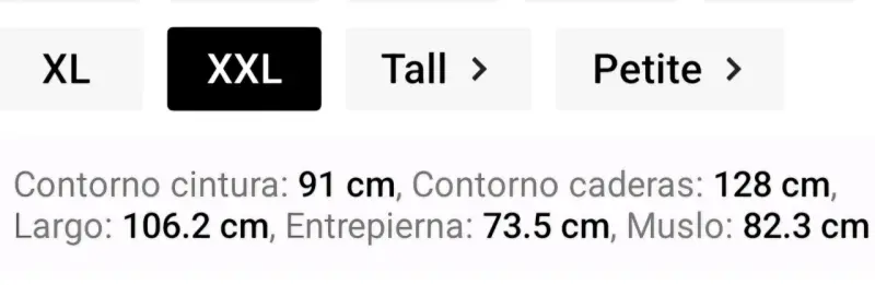 Pantalones anchos negros para mujer talla XXL - 3