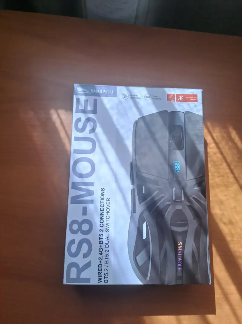Mouse Gamer RS8 Smailwolf con Conexión TriModo - 1
