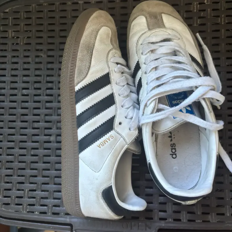 Zapatillas Adidas Samba Blancas Talla 38 - 2