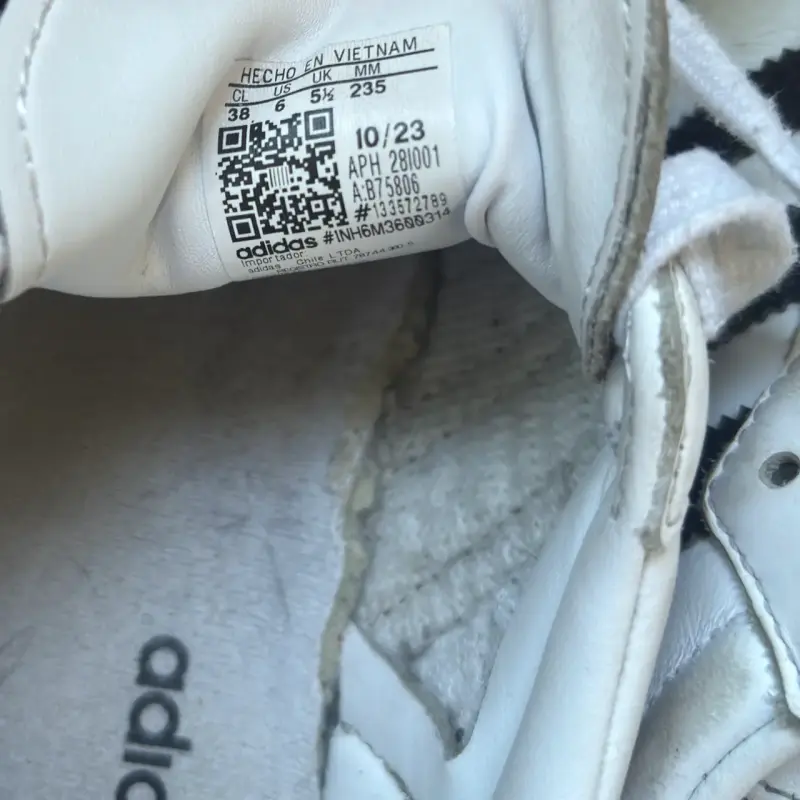 Zapatillas Adidas Samba Blancas Talla 38 - 3