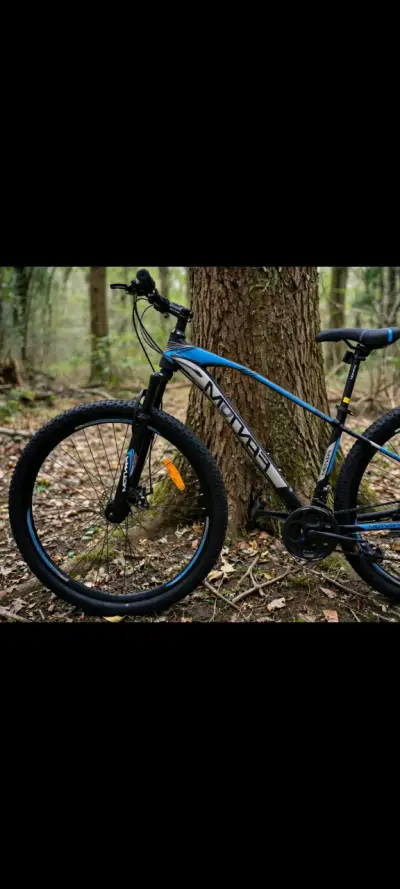 Bicicleta de montaña Fantom azul y negra - miniatura 3