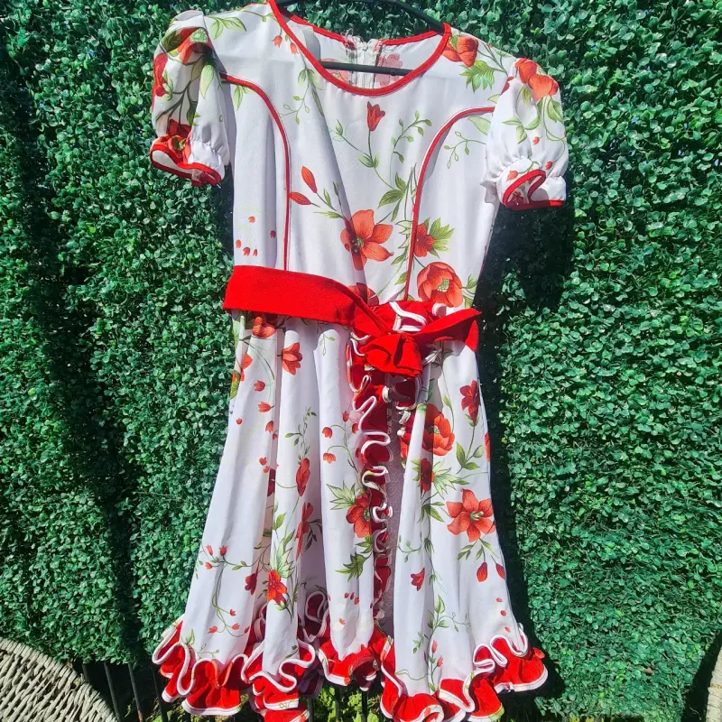 Vestido de huasa china,talla 14 - 3