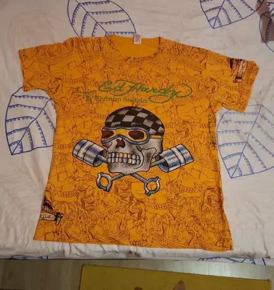 Polera Ed Hardy con diseño de calavera - miniatura 1