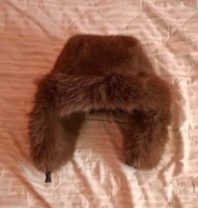 Gorro Ushanka café de chiporro - miniatura 1