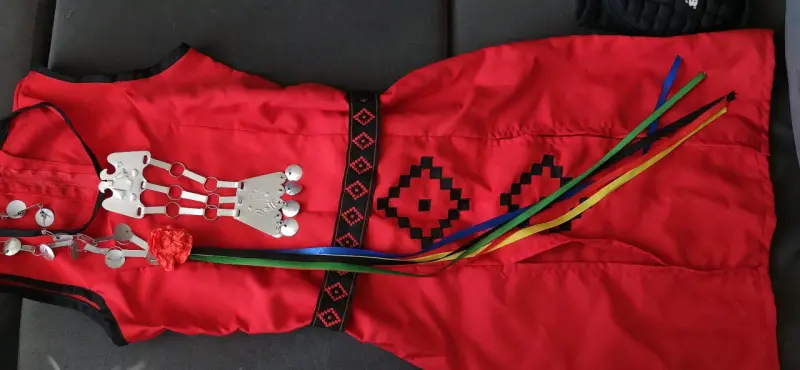 Vestido tradicional mapche kupam talla 10 - 1