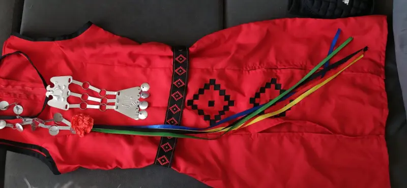 Vestido tradicional mapche kupam talla 10 - 2