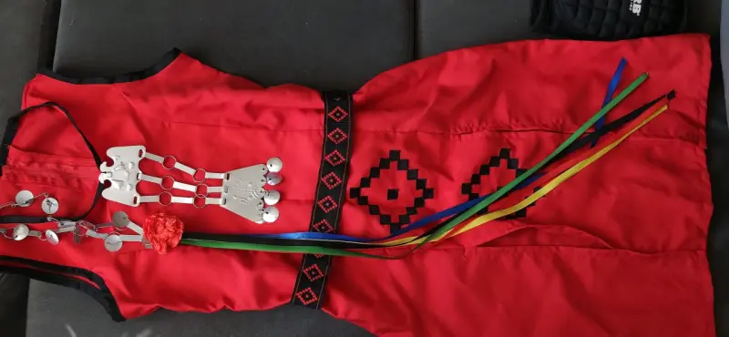 Vestido tradicional mapche kupam talla 10 - 5