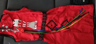 Vestido tradicional mapche kupam talla 10 - miniatura 5