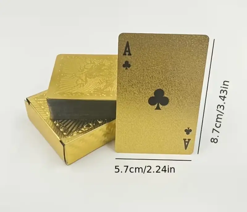 Baraja de Cartas Doradas de Lujo - 5