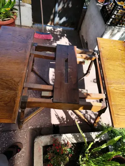 Mesa vintage de comedor Cic extensible - miniatura 4