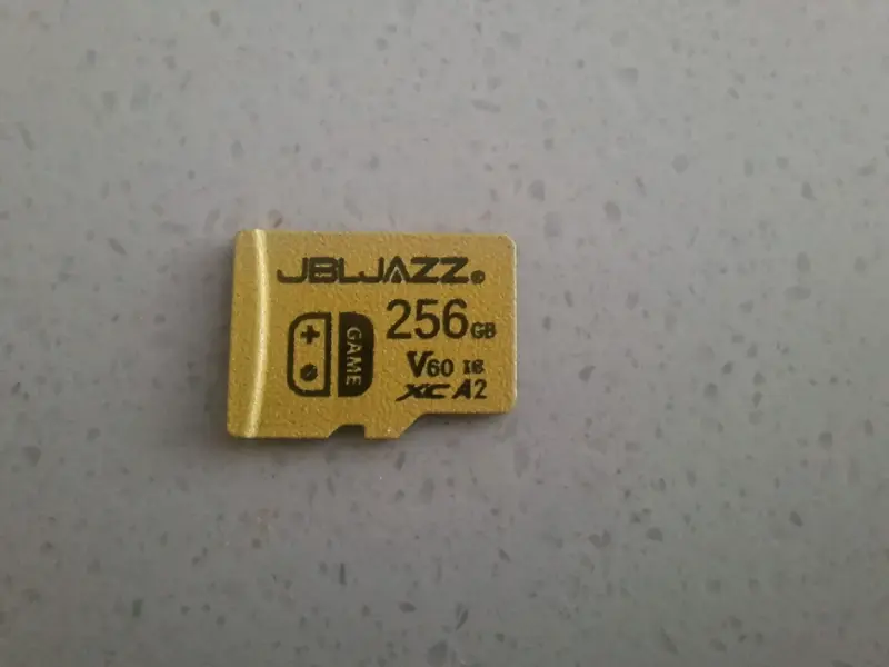 TarjetamicroSD 256GB JBJAZZ para juegos