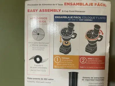 Procesador de Alimentos Black+Decker Negro - miniatura 5