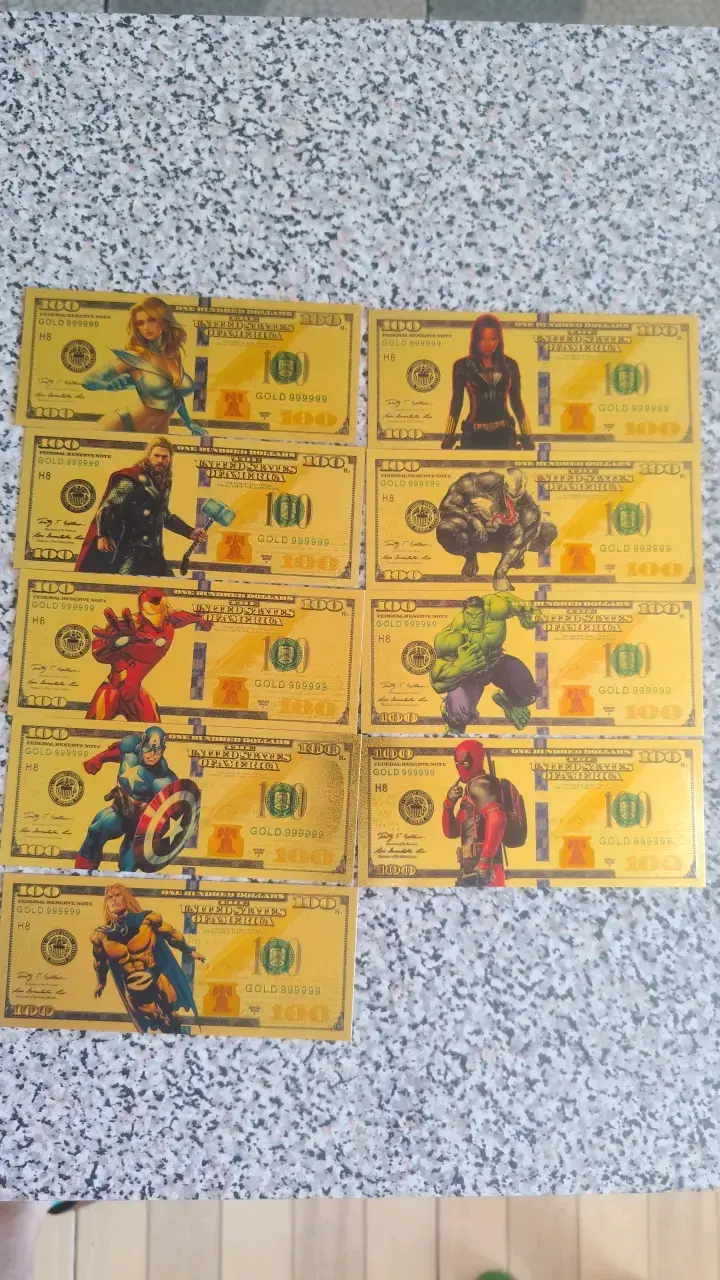 Billete coleccionable de Thor dorado - 2