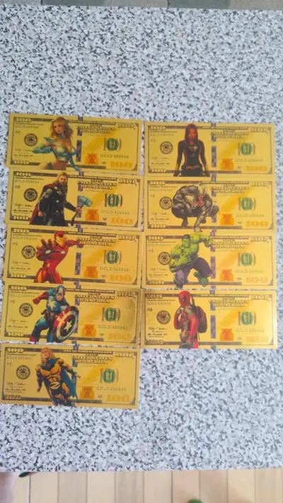 Billete coleccionable de Thor dorado - miniatura 2