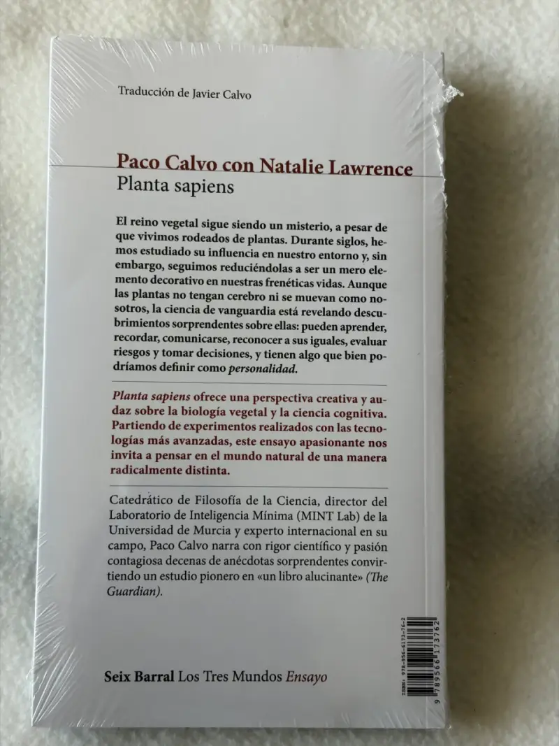 Libro Planta Sapiens de Paco Calvo - 2