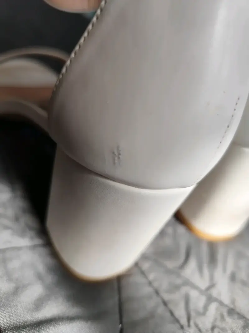 Sandalias de tacón grueso blancas Shein - 5