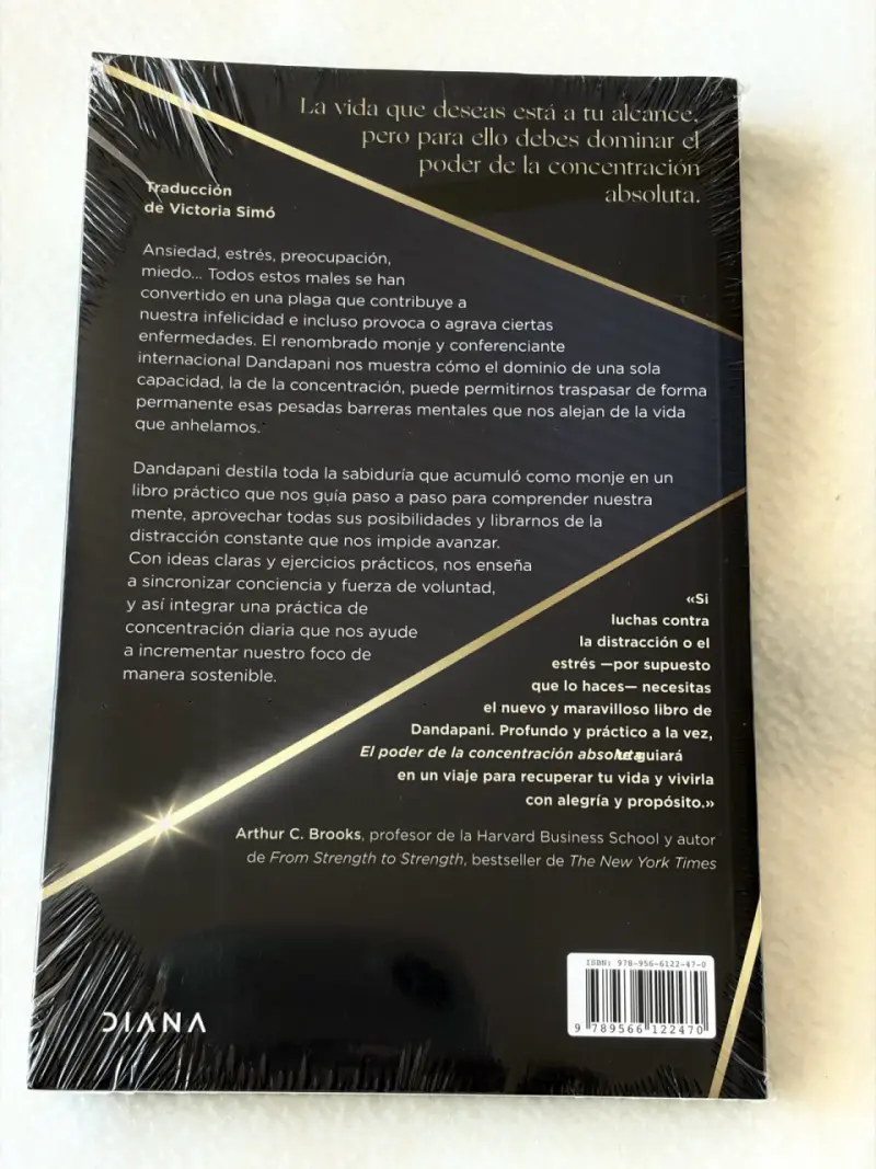 Libro El Poder de la Concentración Absoluta de Dandapani - 2
