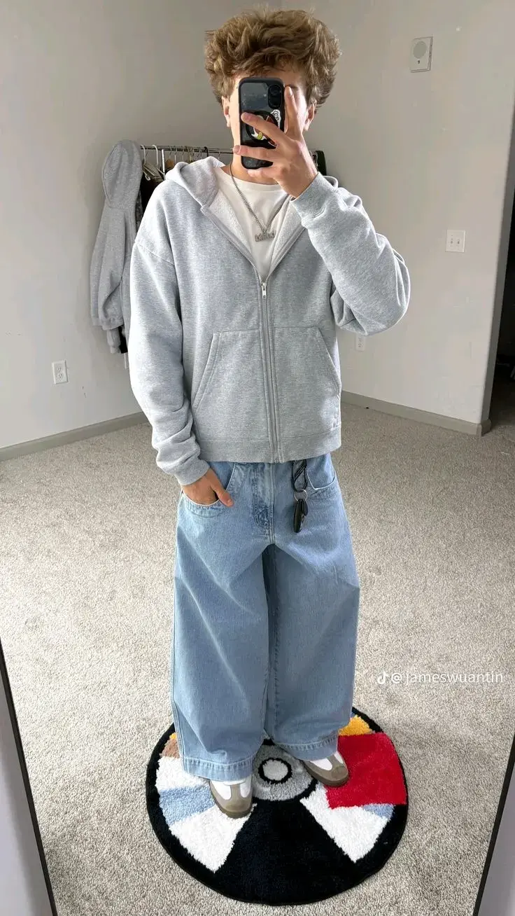 Baggy Jeans Azul Claro - 4
