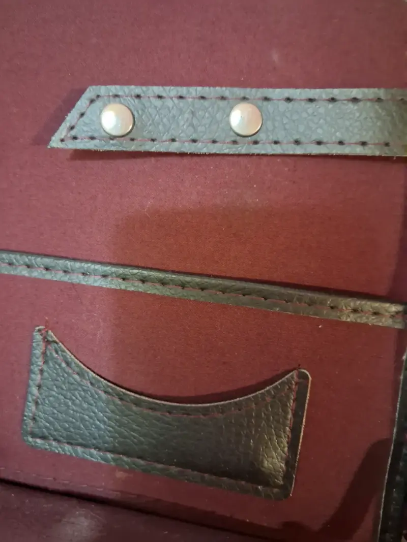 Maletín ejecutivo rígido negro , Vintage - 6