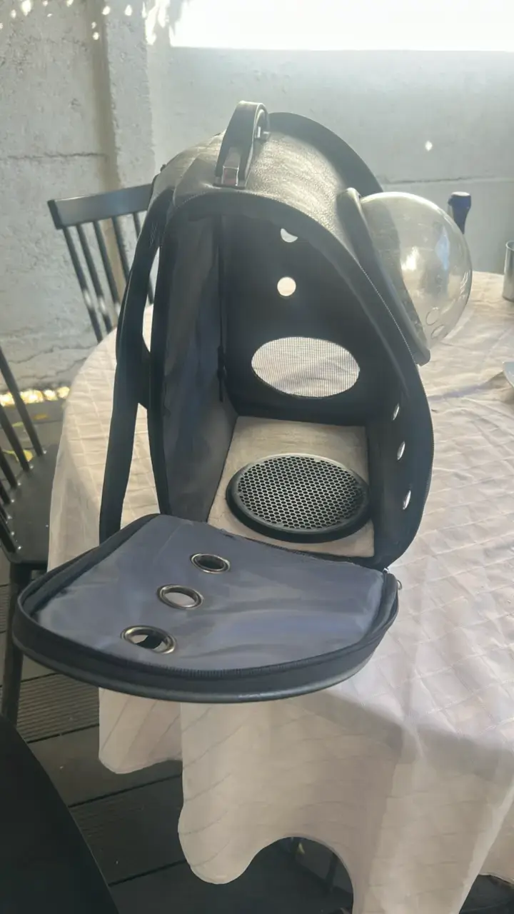 Mochila transportadora para mascotas con ventana - 2