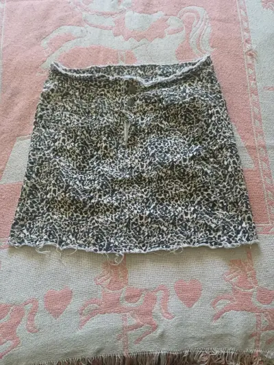 Falda corta estampado animal print - miniatura 1