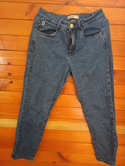 Jeans negros ajustados para mujer - miniatura 5