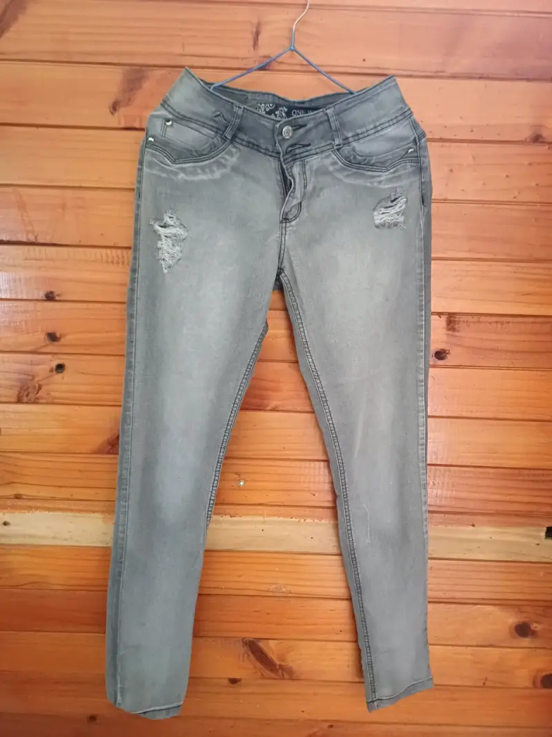 Jeans negros ajustados para mujer - 6