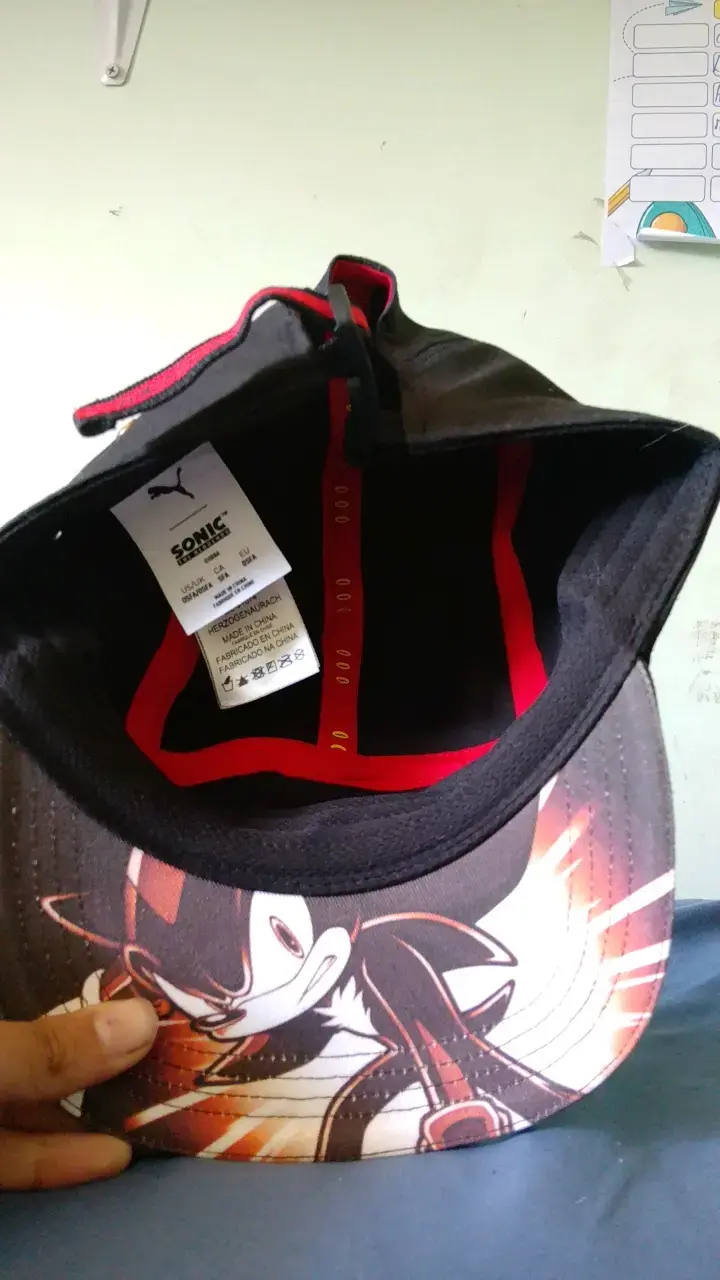 Gorra negra Sonic The Hedgehog Puma - 2