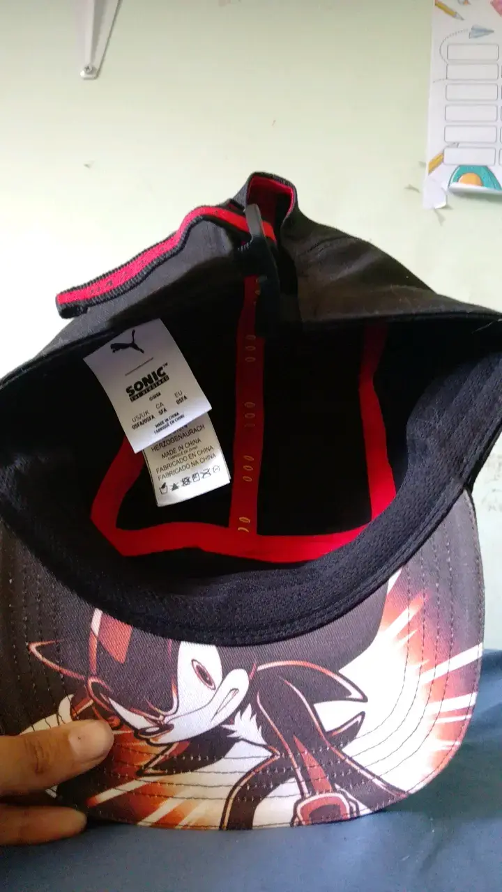 Gorra negra Sonic The Hedgehog Puma - 4