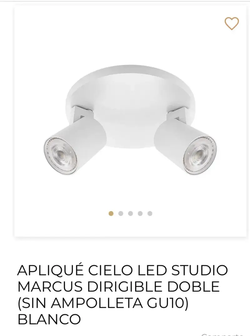 Aplique de Techo LED Studio Marcus Blanco - 1