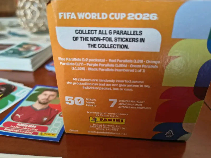 Pack de Láminas. Usa. Paralelas Mundial 2026 - 2