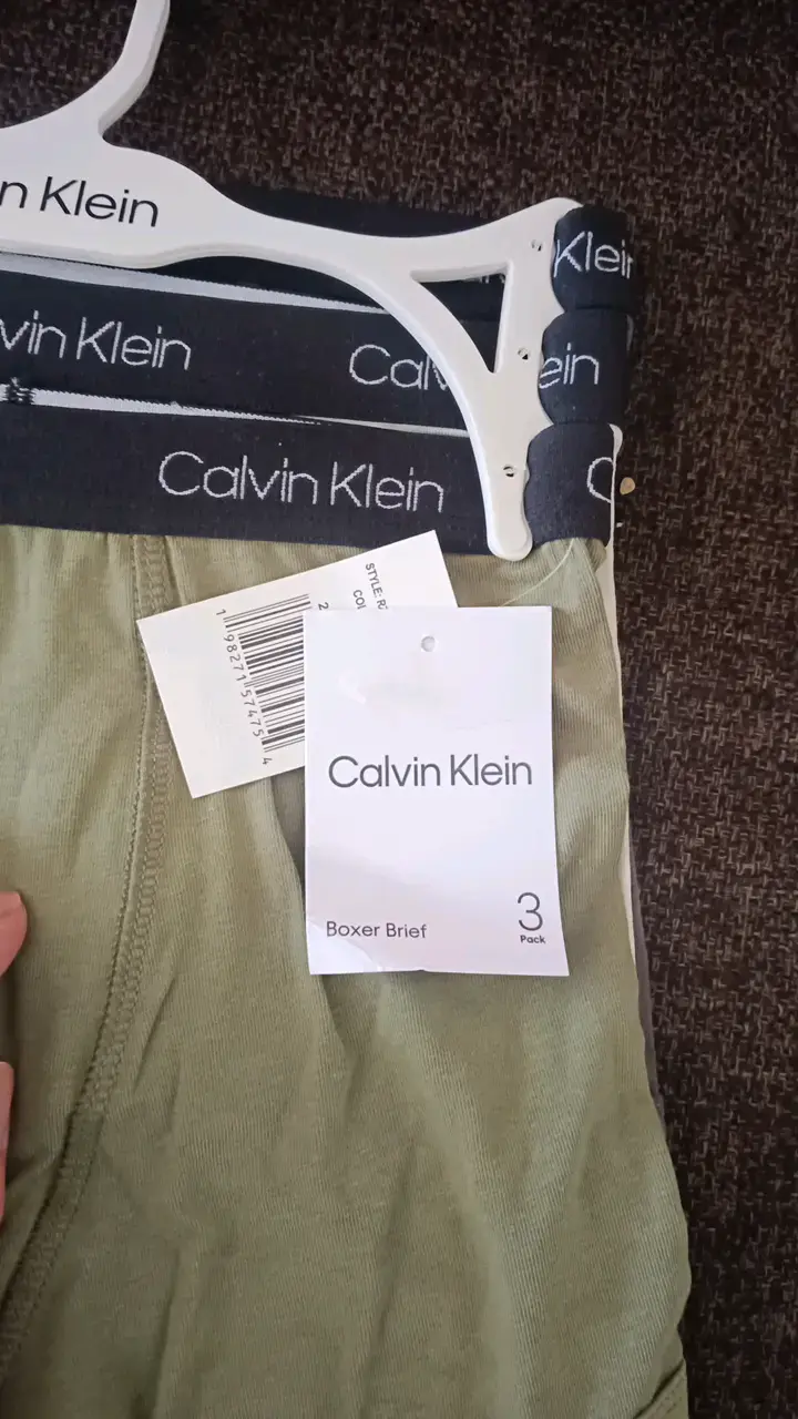 Calzoncillos Boxer Brief Calvin Klein Verde Talla S - 2