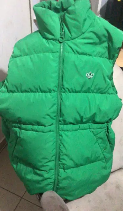 Chaleco sin mangas verde original (Adidas) - miniatura 2