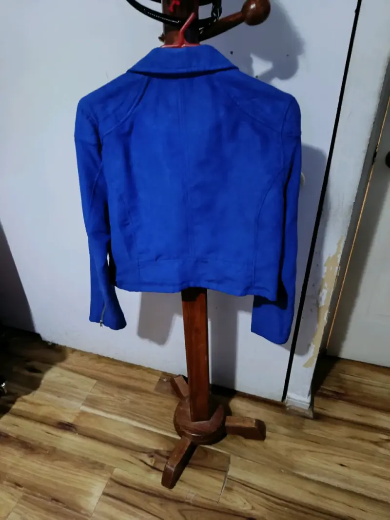 Chaqueta Azul Americano Mujer Talla L - 3