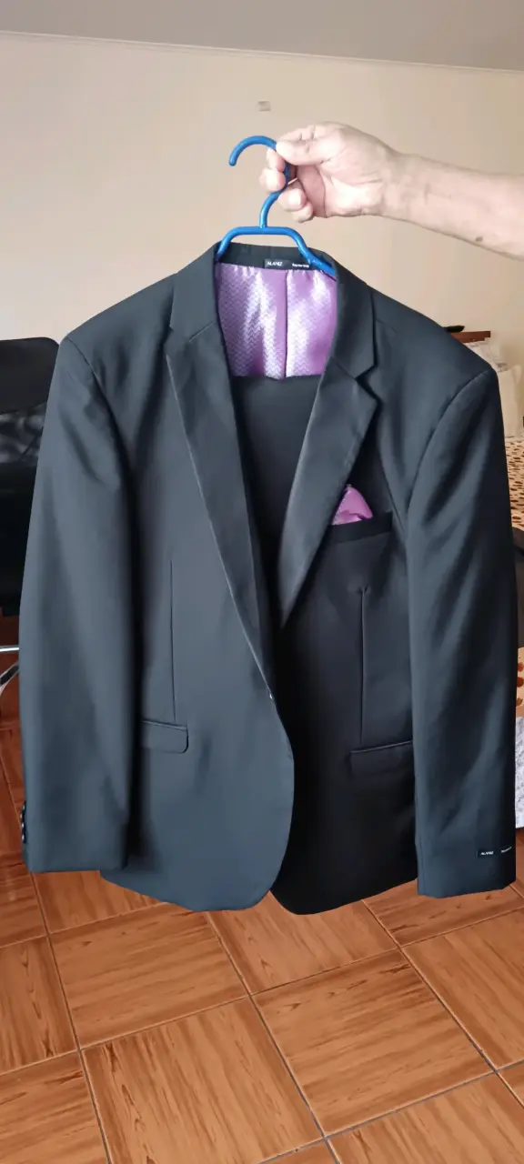 Blazer negro elegante para hombre Alaniz - 1